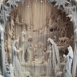 Beautiful Nativity Scene handmade book.